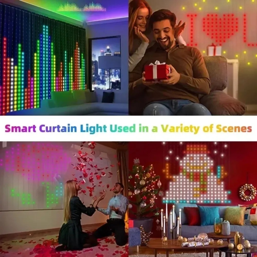 Outdoor LED Pixel Curtain Ligh - Christmas Lights Outdoor recension och pris