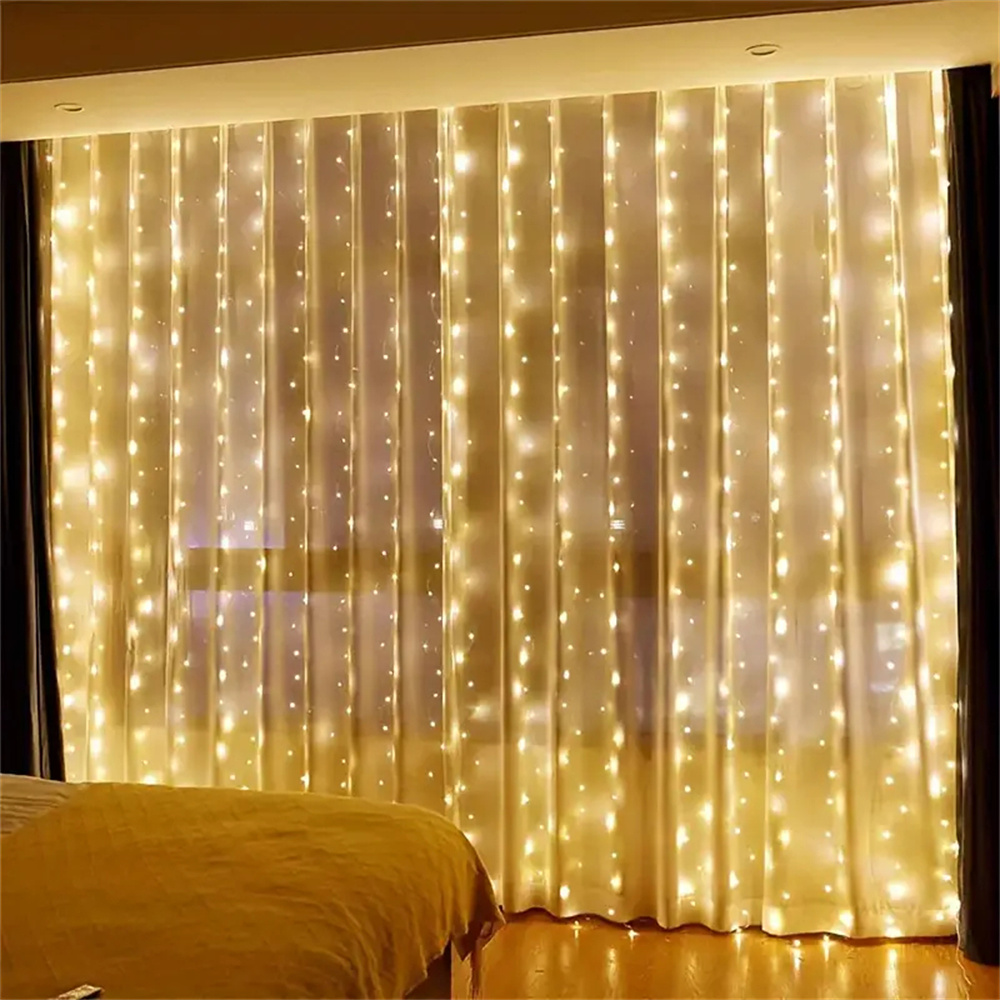 3/6m Curtain LED String Lights - Led Fairy String Lights recension och pris