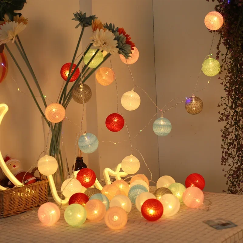 LED Cotton Balls String Lights - Led Fairy String Lights recension och pris