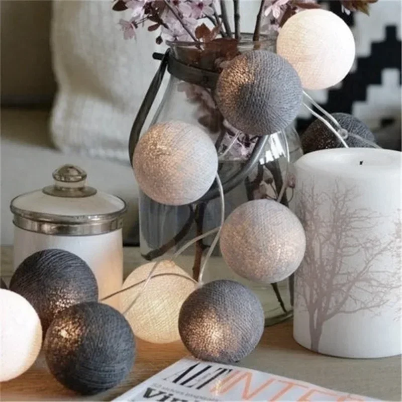 LED Cotton Balls String Lights - Led Fairy String Lights recension och pris