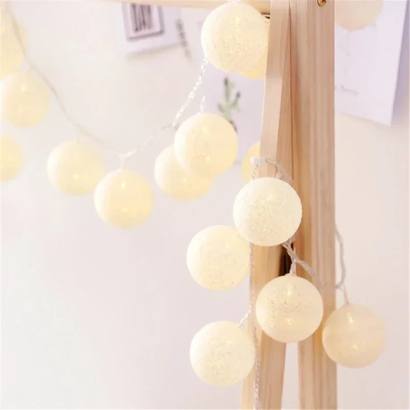 LED Cotton Balls String Lights - Led Fairy String Lights recension och pris