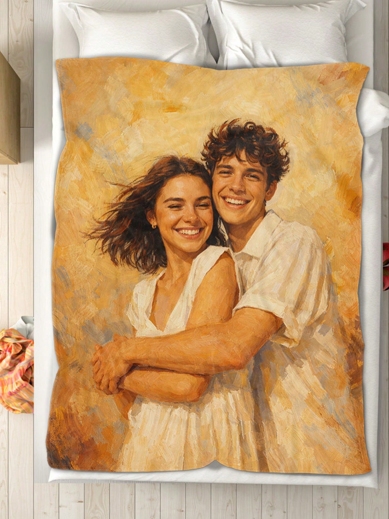 Custom AI Style Photo Blanket  - Christmas Throw Blanket recension och pris