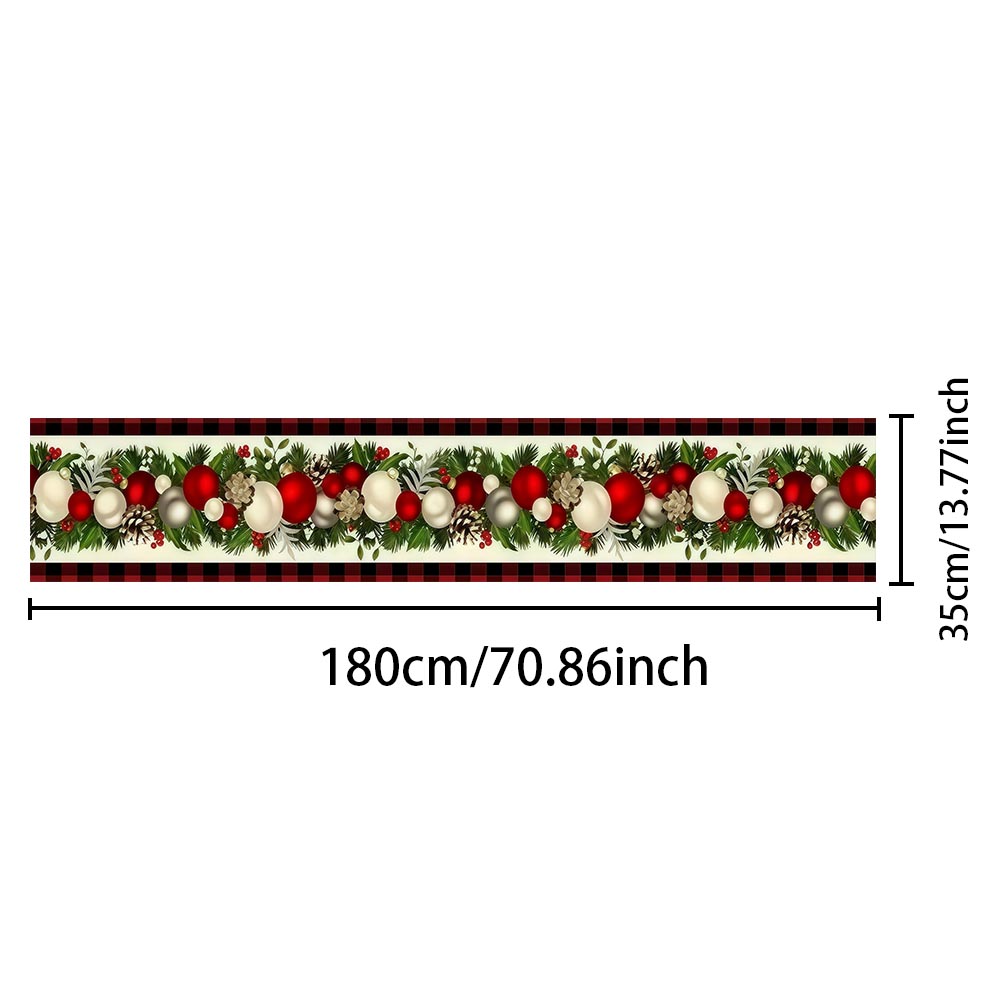 Christmas Table Runner Red Bla - Christmas Throw Blanket recension och pris