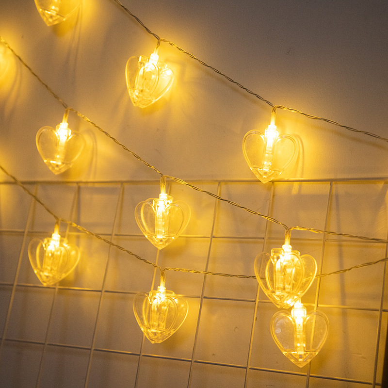 Heart Shape String Lights, War - Led Fairy String Lights recension och pris