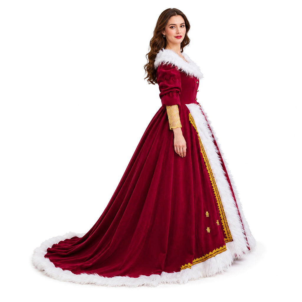 Deluxe Mrs Claus Costumes Adul - Ornament Ball Set recension och pris