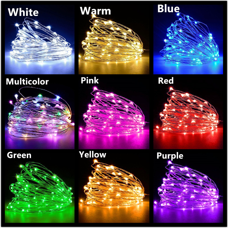10M 5M 3M 2M Copper Wire LED T - Led Fairy String Lights recension och pris
