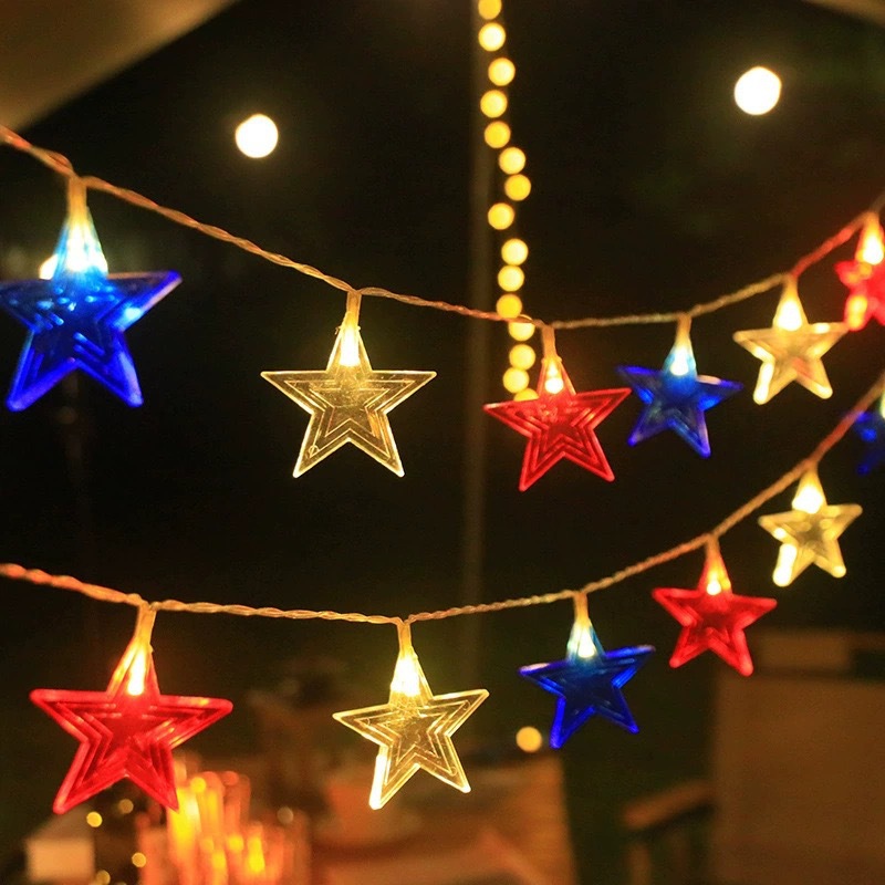 3Color Star LED String Lights  - Led Fairy String Lights recension och pris