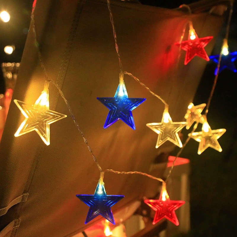 3Color Star LED String Lights  - Led Fairy String Lights recension och pris
