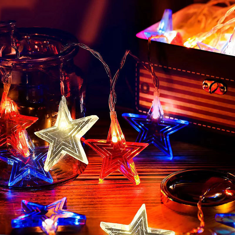 3Color Star LED String Lights  - Led Fairy String Lights recension och pris