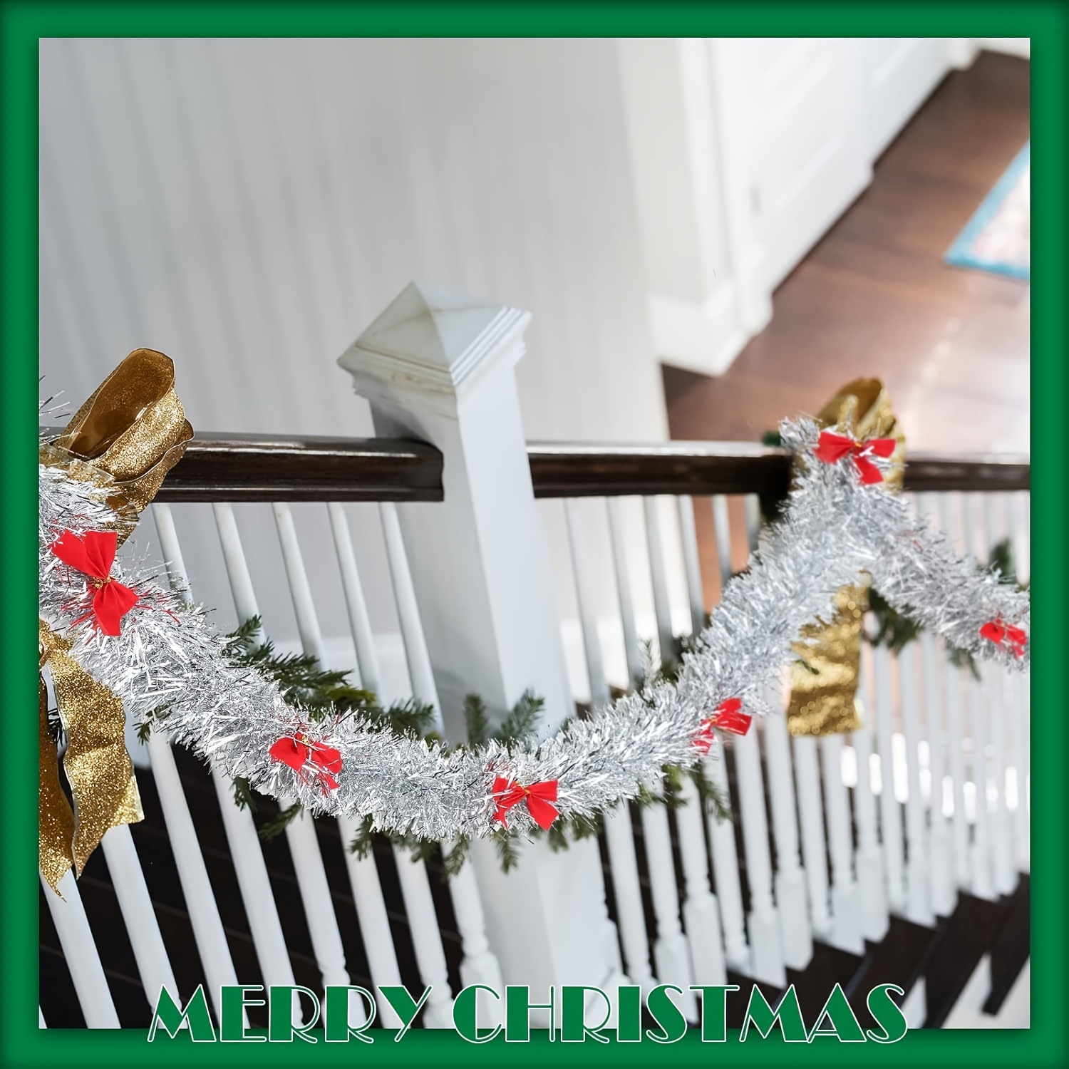 Christmas Tinsel Garland with  - Tinsel Garland Decoration recension och pris