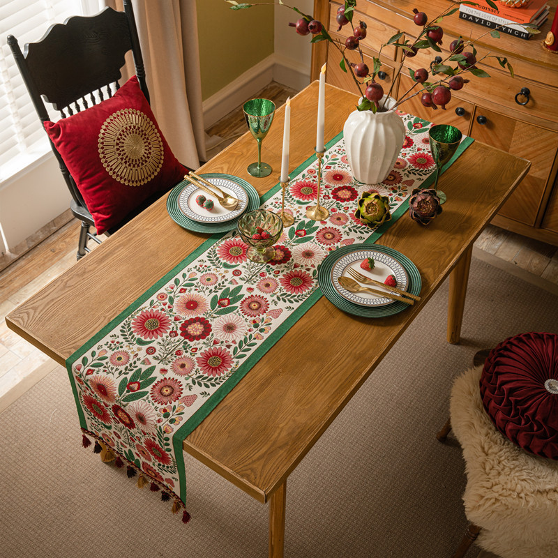 American Style Vintage Table R - Christmas Table Runner recension och pris
