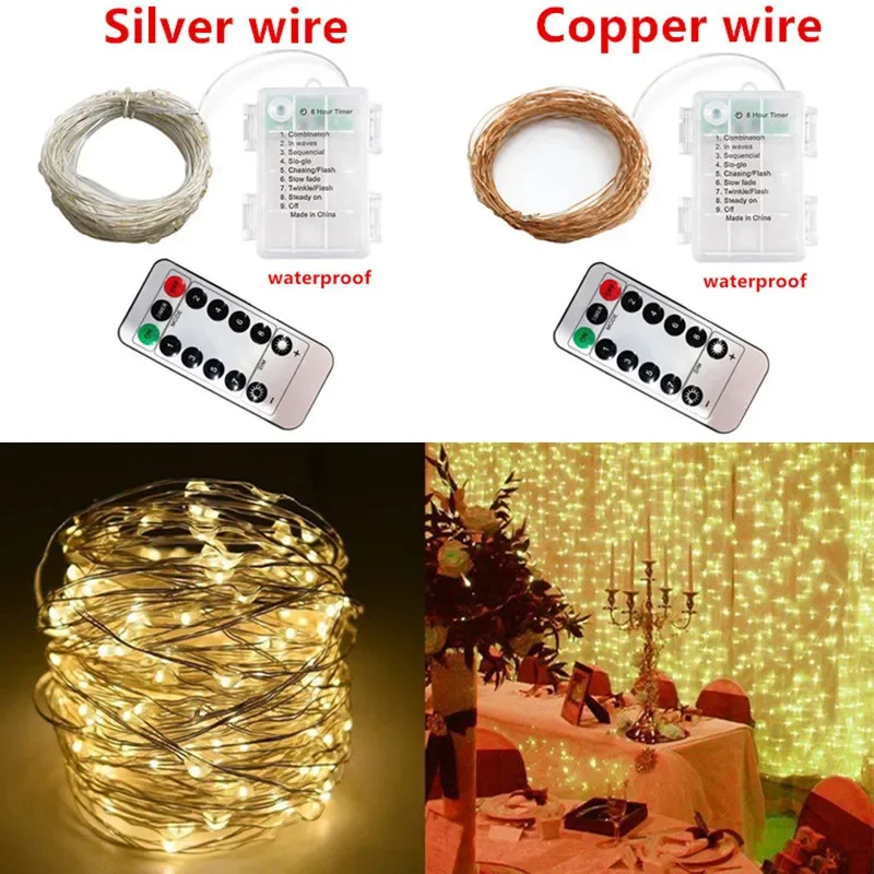 8 Mode Fairy LED Light 2/5/10/ - Led Fairy String Lights recension och pris