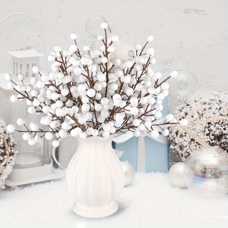 24pcs Artificial Flowers Berry - Christmas Tree Artificial recension och pris