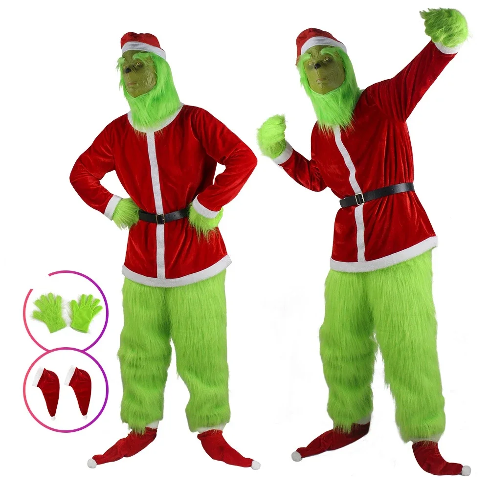2026Cosplay Costumes Green Thi - Santa Hat Plush recension och pris