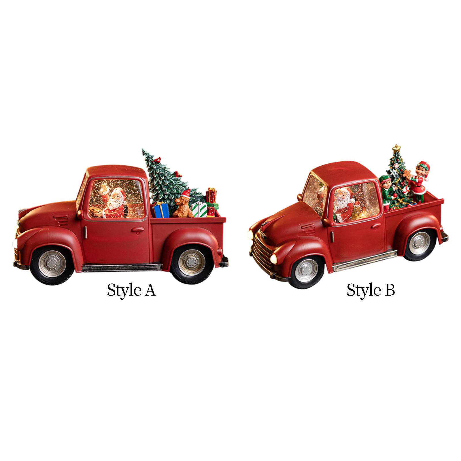 Lighted Truck Decor Light up U - Snow Globe Musical recension och pris