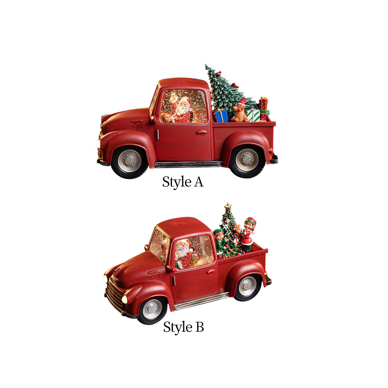Lighted Truck Decor Light up U - Snow Globe Musical recension och pris
